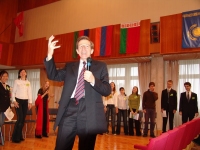 На конкурсе Юный оратор 5й Международной олимпиады по русскому языку (разминка)
